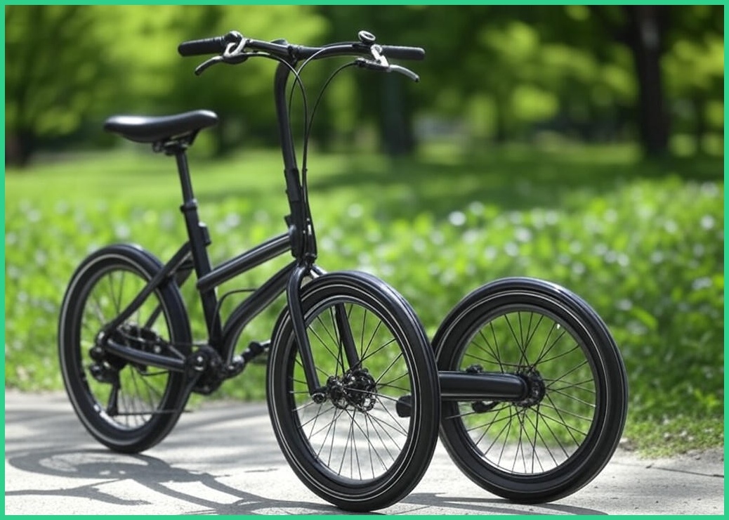 25년형 삼천리 펠리즈 접이식 세발자전거 폴딩 프리미엄, 블랙, 1개