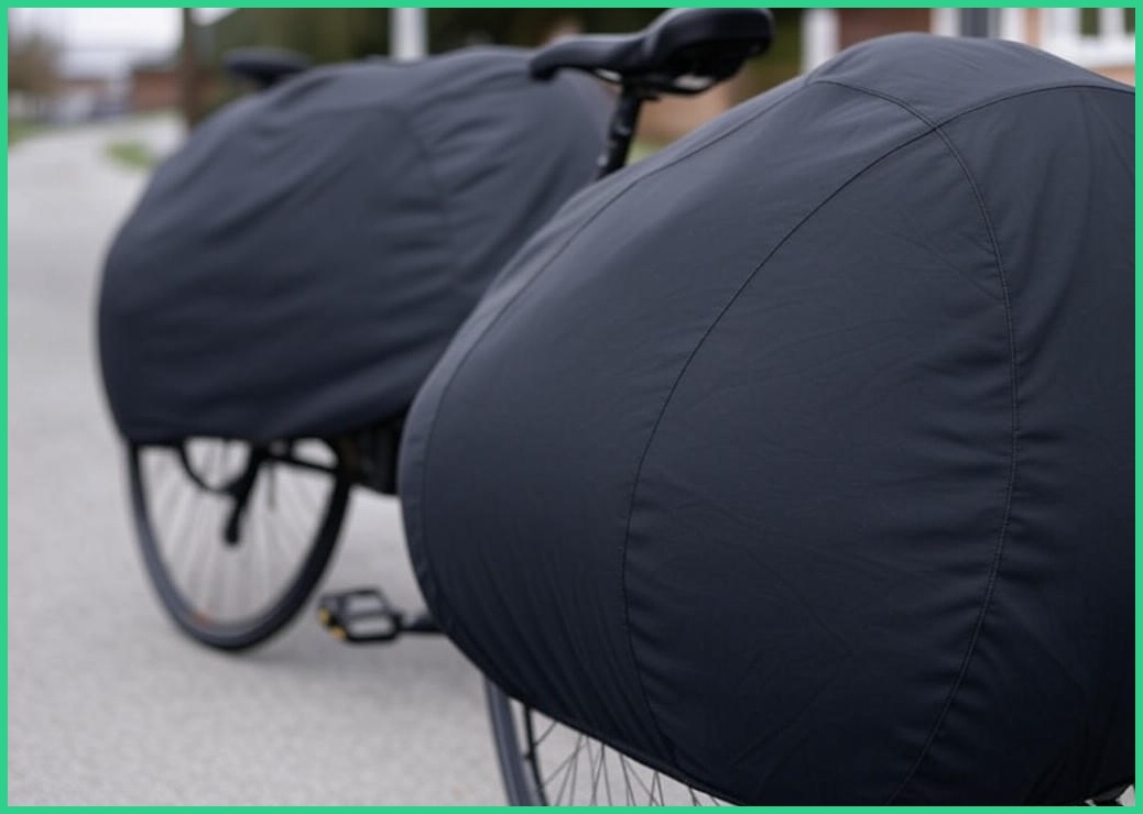 더뉴빈 자전거커버 방수커버 자전거보호, 2개, 블랙