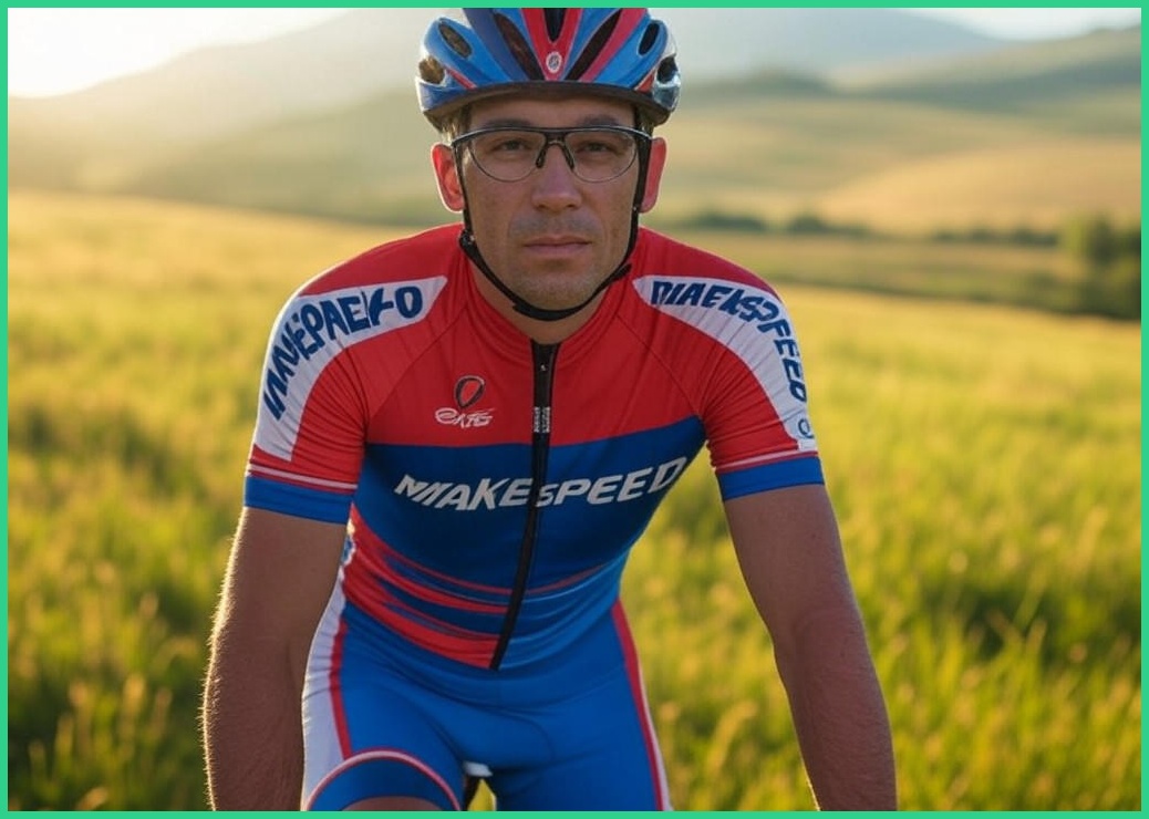 메이크스피드 자전거 반팔 상하의 세트