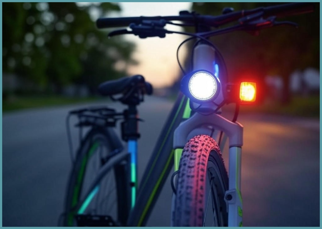 오스람 충전식 자전거 LED RACE 50 전조 후미등 세트, 혼합색상, 1세트