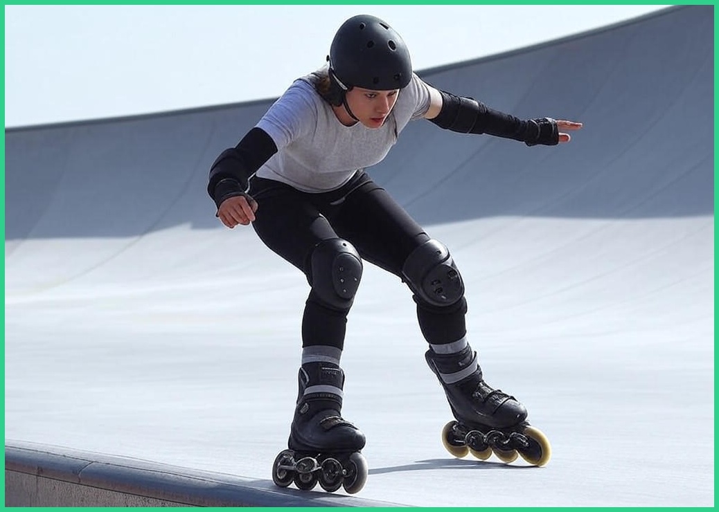 하이퍼 콘크리트 인라인 롤러 스케이트 휠 슬라럼 브레이크